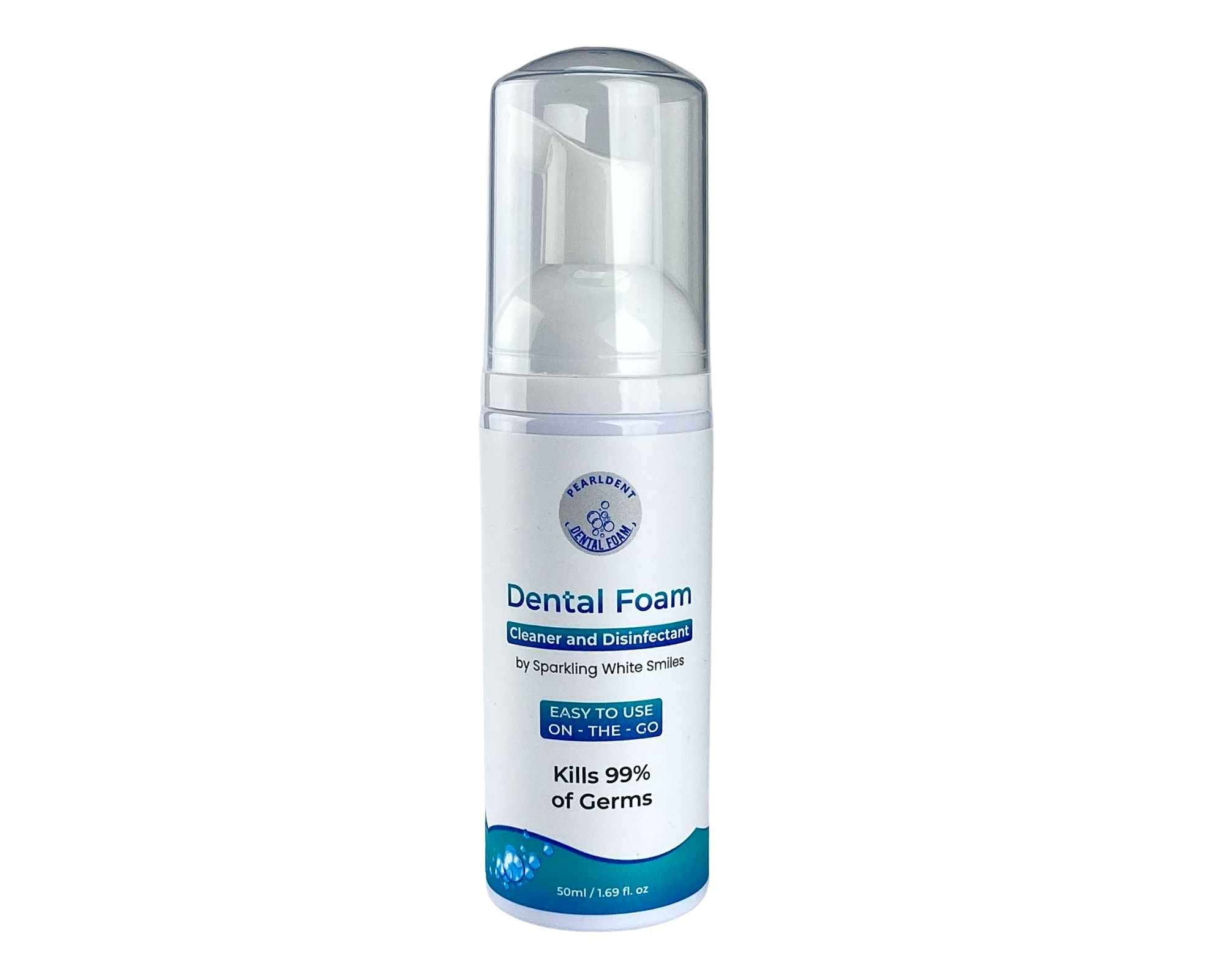 Pearldent Dental Foam Cleans and Sterilizes Removable Dental and Ort