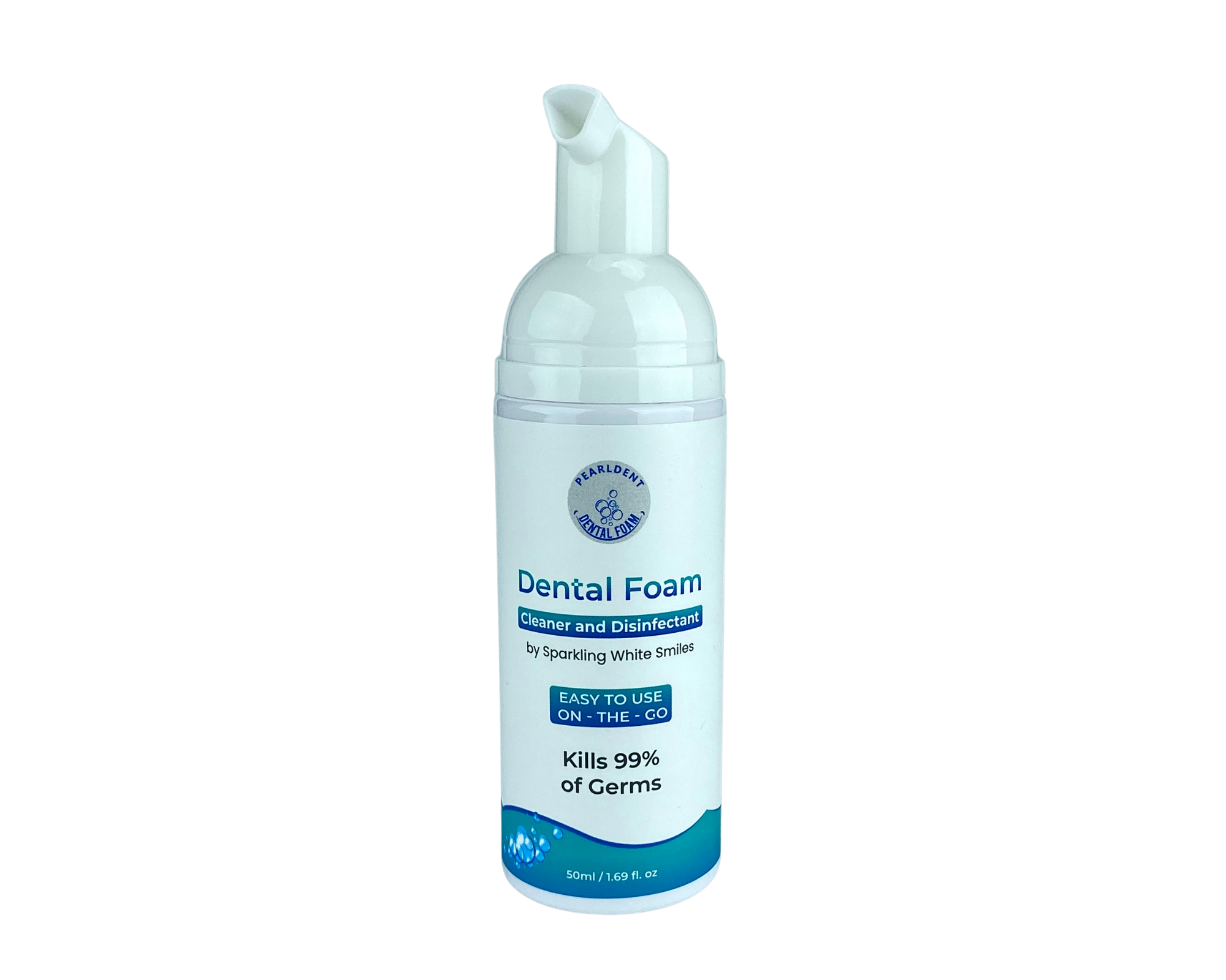 Pearldent Dental Foam - Cleans and Sterilizes Removable Dental and Ort